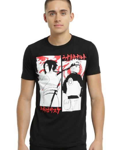 naruto and sasuke shirt